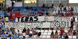 Aficionados del Murcia aluden a Tebas en el ltimo partido amistoso del equipo que entrena Aira. 