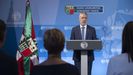 El lendakari Iigo Urkullu, en rueda de prensa tras presidir la primera reunin del Gobierno Vasco tras el verano