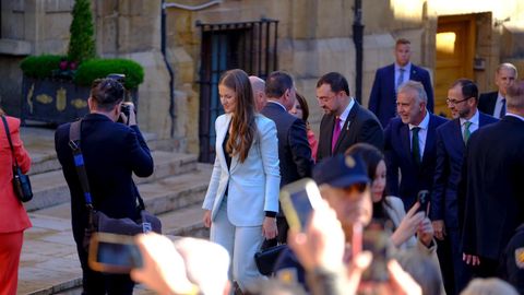 La Princesa Leonor recibe el ttulo de Alcaldesa Honoraria de Oviedo y la Medalla de Asturias