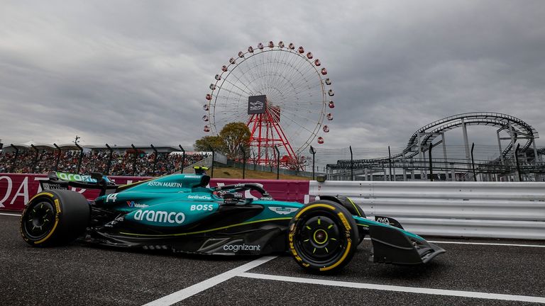 Fernando Alonso en el GP de Japón F1 2024