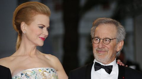 Con Spielberg, en Cannes 2013