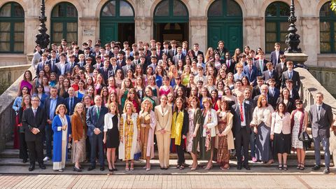 Graduación de 2º de bachillerato del IES Eusebio da Guarda