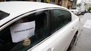 La huelga de los taxistas gallegos, en imgenes