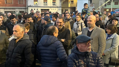 Concentracin a favor de la Brigada de Salvamento Minero