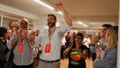Alberto Varela celebra la mayora absoluta del PSOE en Vilagarca