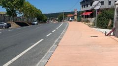 Nueva senda peatonal, entre A Medorra y Paderne, en O Pereiro de Aguiar