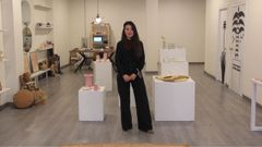 Cristina Hernando en su concept store de Mieres, Espacio Titania.