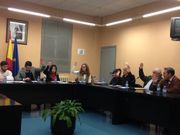 El equipo de gobierno, en el momento de la votaci�n.