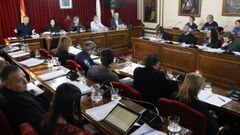 El pleno municipal de Lugo se celebró este lunes