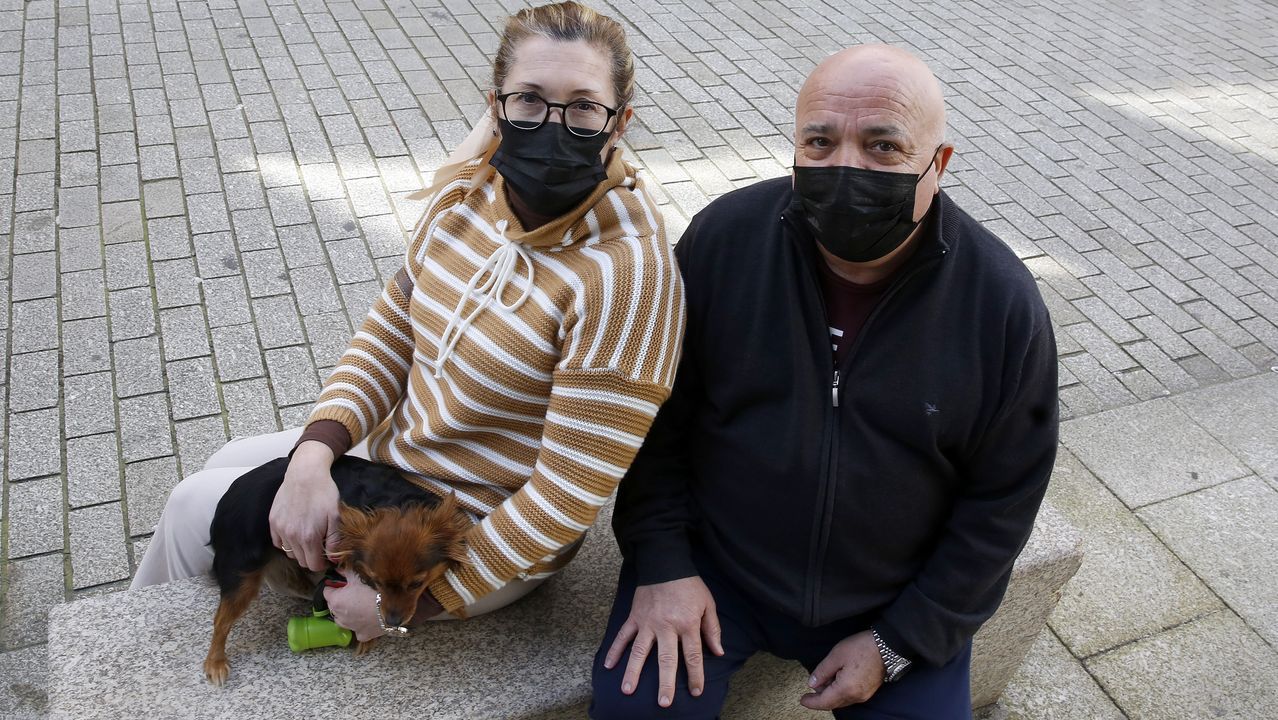 Domingo Caama�o, acompa�ado de su pareja, Mar�a Jos� Romano, logr� superar el covid despu�s de pasar 18 d�as en coma y 14 m�s hospitalizado