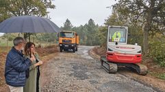 Obras de asfaltado en Allariz