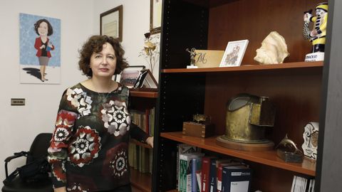 Mercedes Rodríguez Moreda, no seu despacho