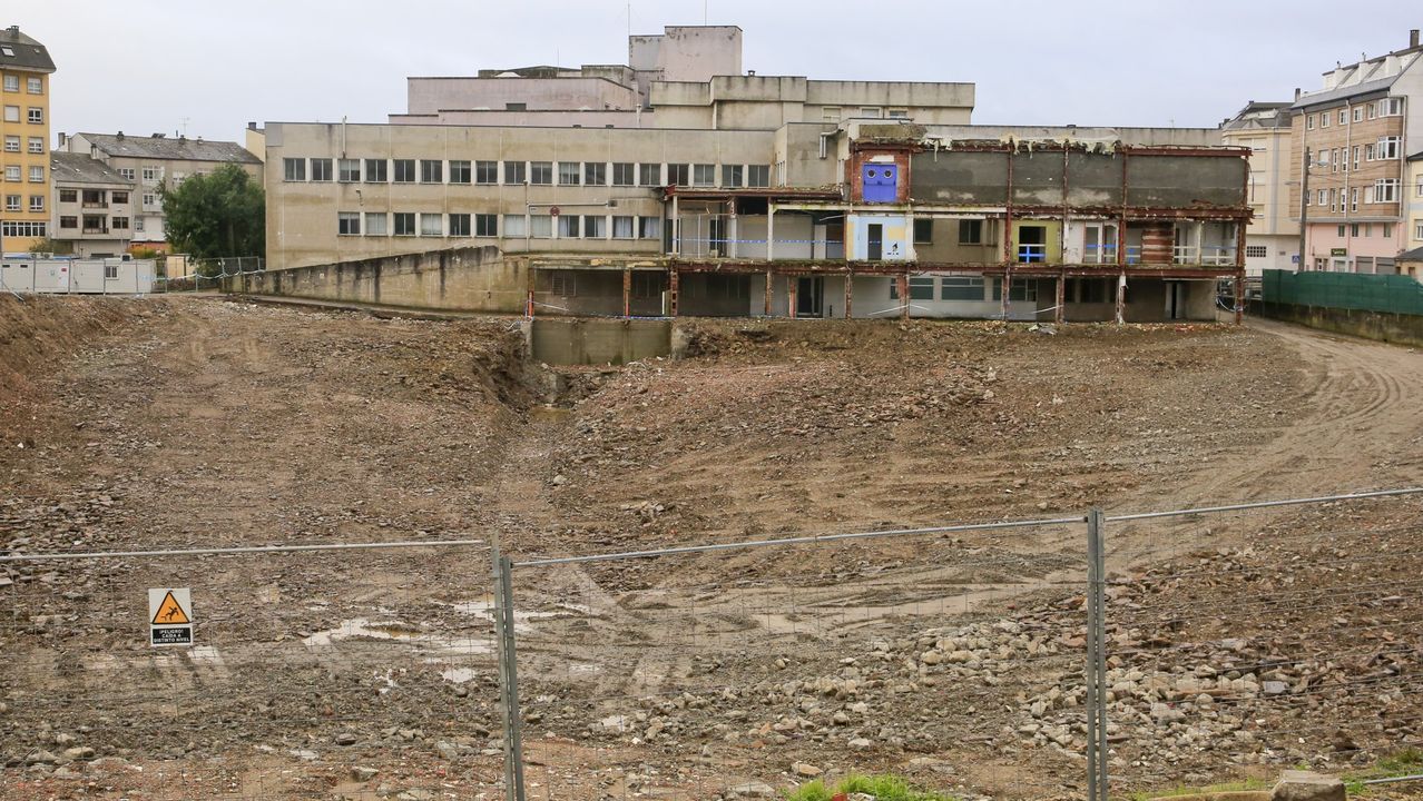 Solar del viehjo Xeral que se utilizar para construir la nueva residencia de mayores de Lugo