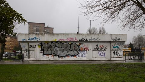 Un graffiti en Otero
