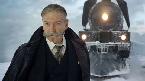 Kenneth Branagh como Hércules Poirot en «Asesinato en el Orient Express».