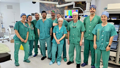 Equipo de Angiologia, cirug�a Vascular y Urologia del Hospital Universitario de Cabue�es Gij�n