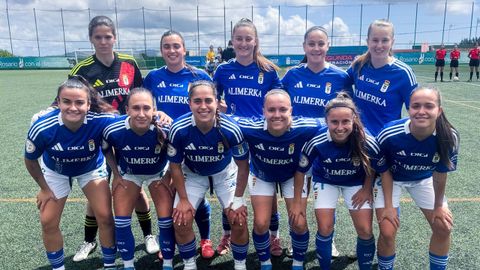 Alineación del Real Oviedo femenino ante el UDG Tenerife B