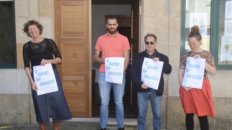 Reforma del entorno del pazo de Quintns, en Sanxenxo.Pena Castrela, en Friol