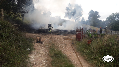 Explosi�n de gas en Llanera