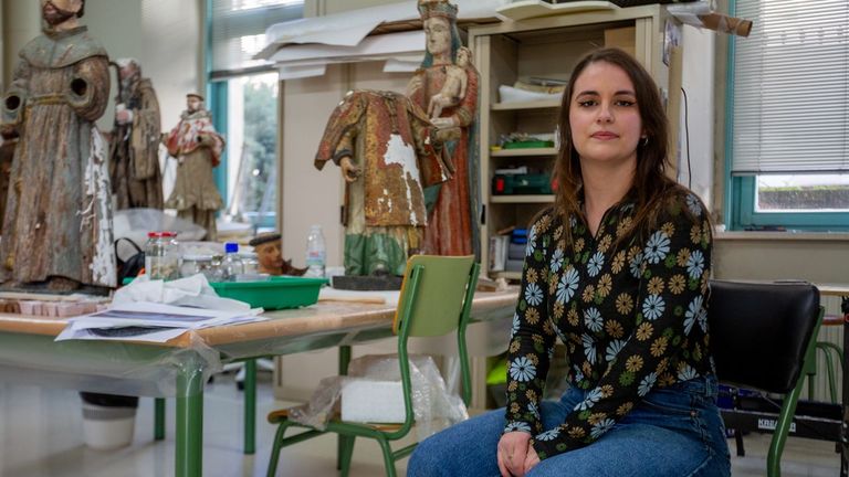 Susana Quintás, la restauradora premio fin de carrera que quiere trabajar en un museo