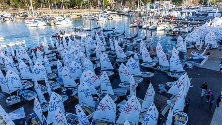 El trofeo Ciutat de Palma larga amarras con récord de países y una flota de máximo nivel