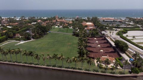 La mansión de Trump en Mar-a-Lago, en Palm Beach, Florida.
