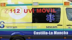 Imagen de archivo de una ambulancia del 112 de Castilla-La Mancha