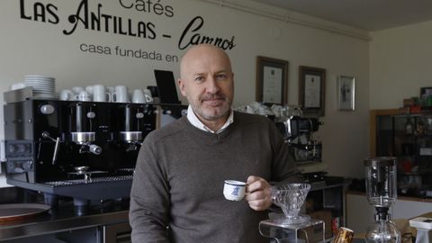 Marco Antonio Vázquez, director de Café Las Antillas-Campos