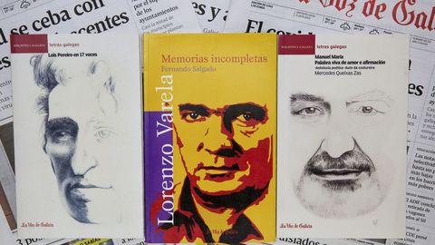 Os tres libros que ofrece La Voz de Galicia nas tres edicins de Lugo desde este domingo