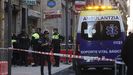 Agentes de la Policía Local encontraron el cadáver de la mujer asesinada en el barrio de San Miguel de Bilbao.