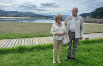 M ngeles Valle con su marido, Francisco