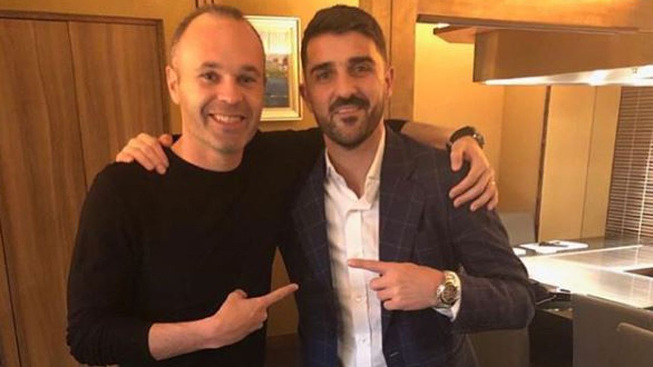 La visin del coronavirus de un asturiano en Shanghi.Andrs Iniesta y David Villa
