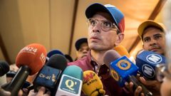 El opositor venezolano Henrique Capriles