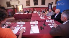 Reunión del Comité da Camelia de Galicia celebrado este miércoles en Cambados