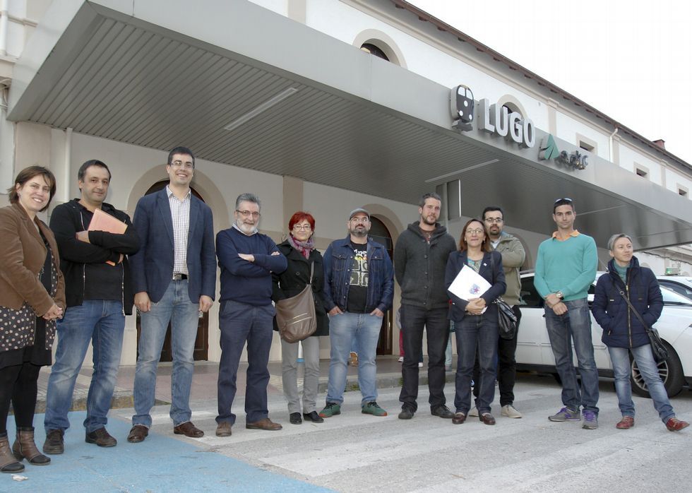 La estaci�n de Lugo necesita mejores servicios para que resulte c�moda para los usuarios. 