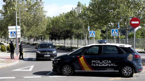 Agentes de la Polica Nacional en Madrid, en una imagen de archivo.