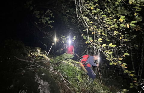 Rescate de senderistas desorientados