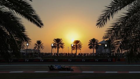 Fernando Alonso en el Gran Premio de Abu Dabi,