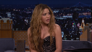 Shakira, en The Tonight Show, con Jimmy Fallon