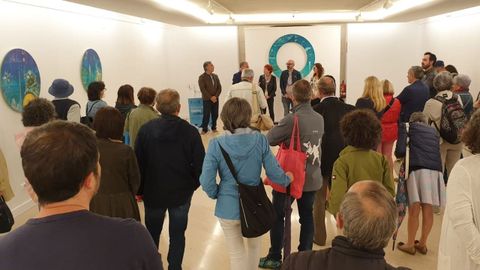 Inauguración de la exposición «Zodíaco Peregrino» en Lugo.