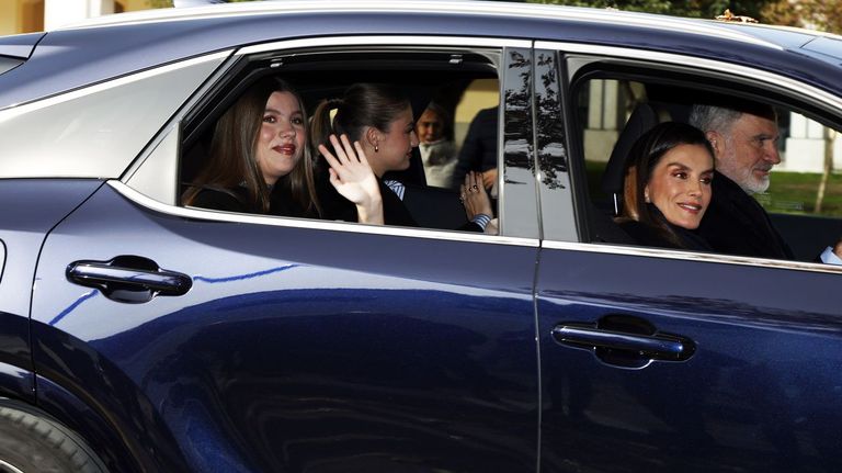 El rey emérito estuvo presente en el almuerzo de la familia real en El Pardo