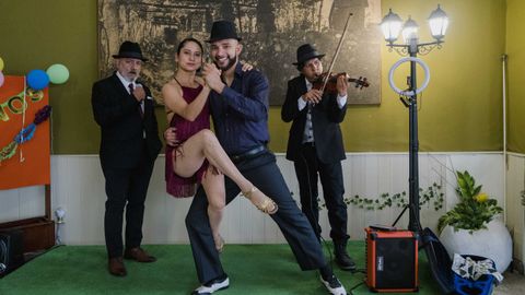 El grupo de tango La Gata Flora