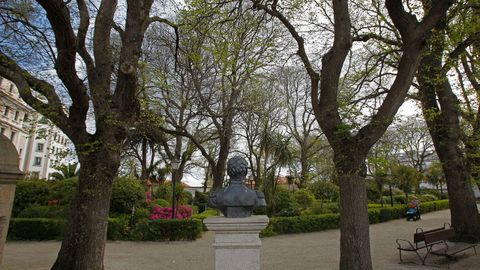 Jardines de San Carlos, en la Ciudad Vieja de A Corua.