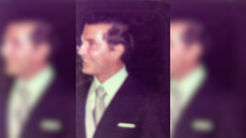 Alberto Fern�ndez G�mez, en una fotograf�a antigua cedida por la familia.