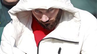 Florian Rama, ayer a la salida del juzgado de O Porri�o, para ser ingresado en la prisi�n de A Lama.