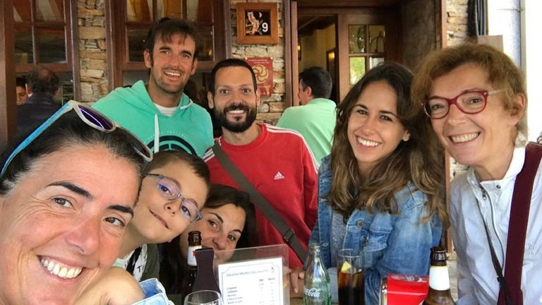 Clientes fieles del mesón Muíño Kilowatio, en una fotografía de antes de la pandemia