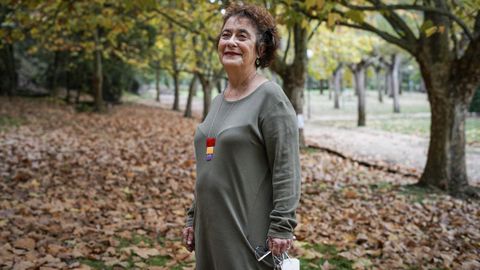 Carmen Iglesias, en una imagen tomada esta semana en Allariz, donde reside ahora