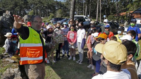 ACTIVIDAD VOZ NATURA EN EL PARQUE NATURAL DE CORRUBEDO, LIMPIEZA DE PLANTAS INVASORAS