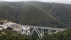 El viaducto de Teixeiras, una de las estructuras que ponían en riesgo las obras del AVE