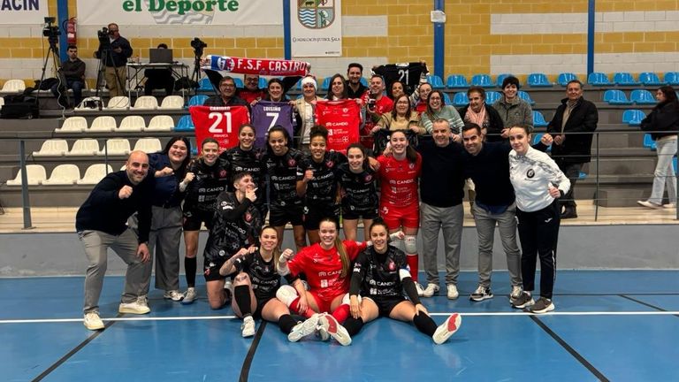 El Castro FSF repite éxito en la Copa de la Reina: «Ten máis mérito do que parece»